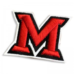 3D embroidered emblem, 3D insignia, embroidery patch,3D puffy letter