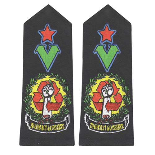 New Arrival China Uniform Embroidery Badge Epaulettes -
 Epaulette shoulders – Evergreen