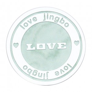 LOVE  PVC badge