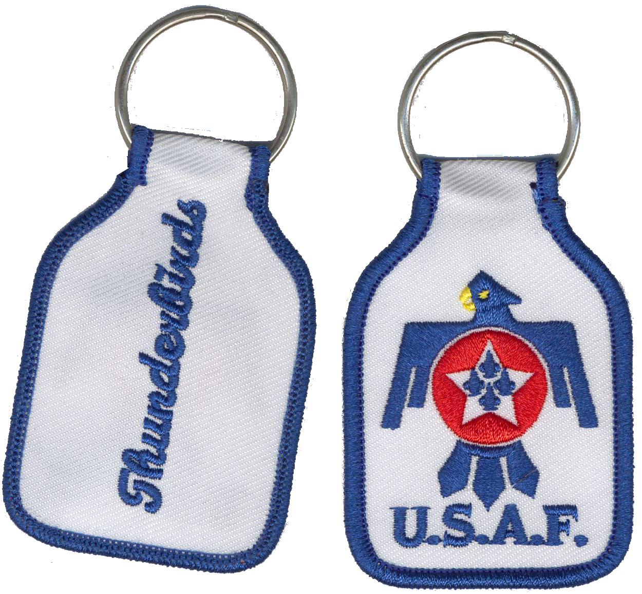 Embroidered keychain