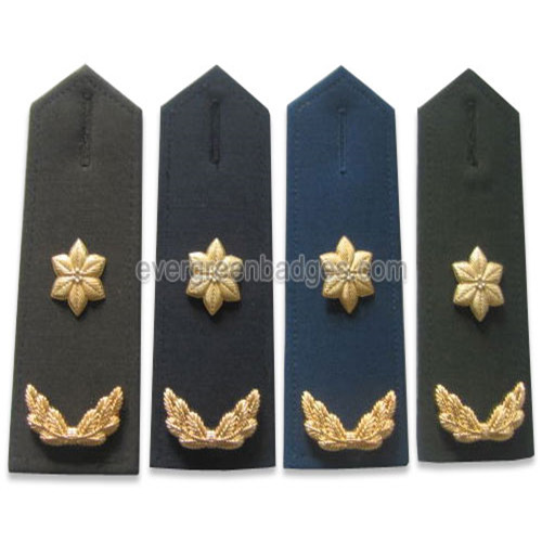 Chinese Professional Hard Enamel Metal Souvenir Badges -
 Police epaulette for sale – Evergreen