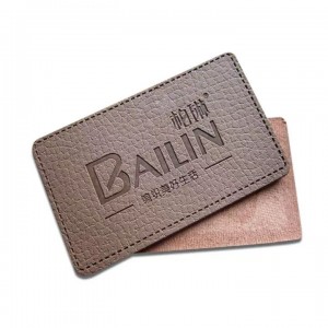 Engraved Leather badges factory