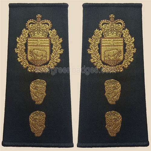 Professional China Woven Insignia -
 Shoulder boards epaulettes – Evergreen