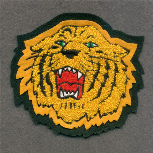 Online Exporter Cloth Woven Badge -
 Embroidery-chenille patches for jackets – Evergreen