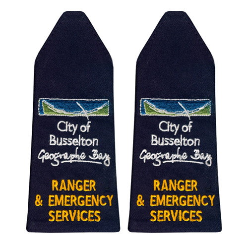 Fast delivery Embroidered Patches -
 Embroidered epaulette for police – Evergreen