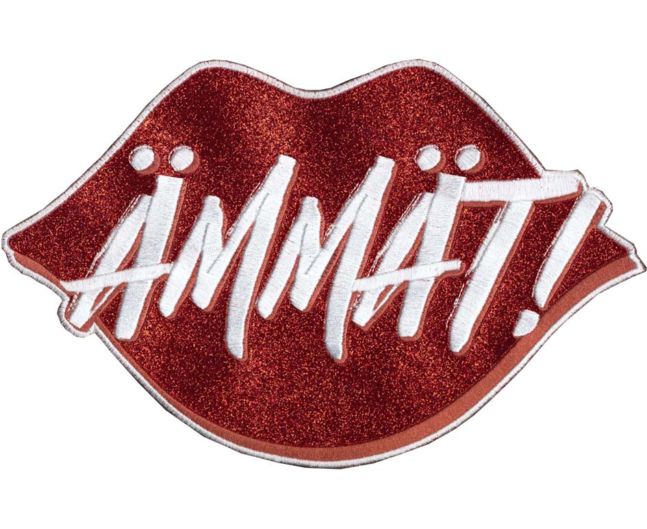 Glitter embroidered patch8