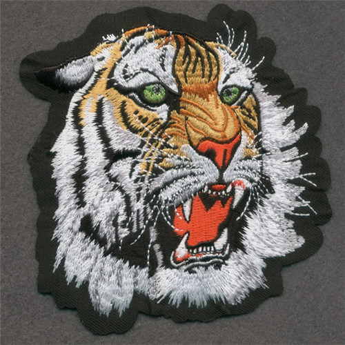 Factory Price Pvc Rubber Id Badge -
 Tiger Head Patch – Evergreen